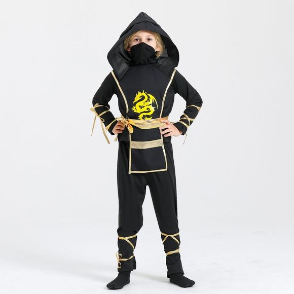 Kids' Naruto Anime Cosplay Outfit for Halloween Performance - Picture 1 of 3